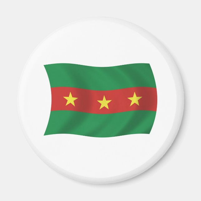 Íman Ímã da Bandeira do Povo Ewe (Frente)