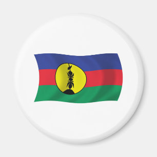 Íman Ímã da Bandeira do Povo Kanak