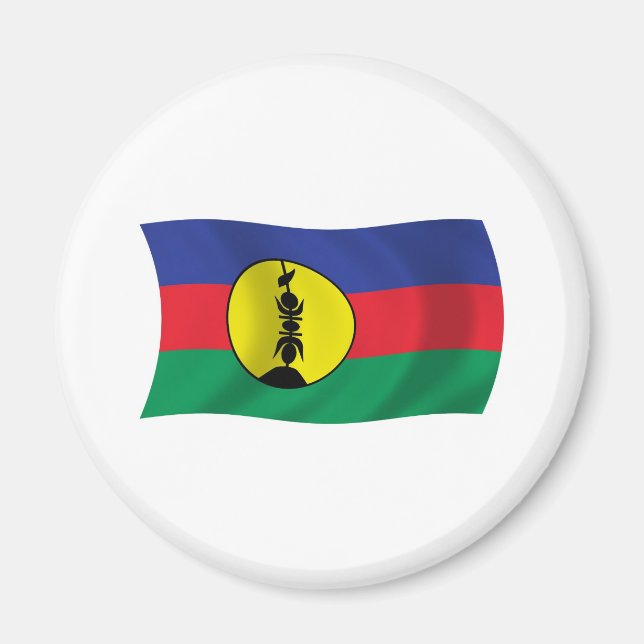 Íman Ímã da Bandeira do Povo Kanak (Frente)