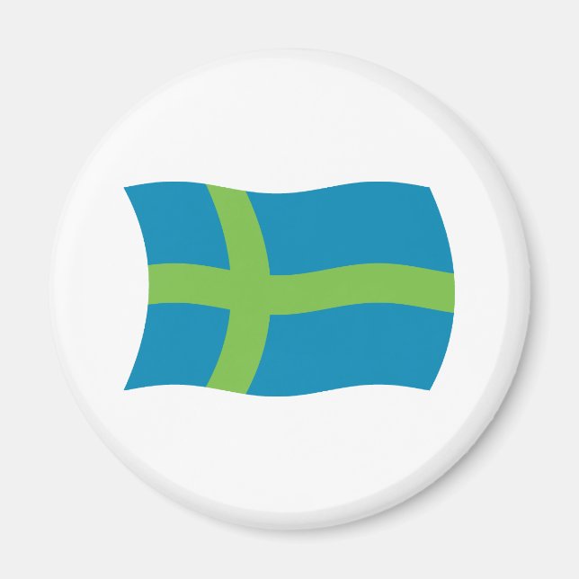 Íman Ímã da Bandeira do Povo Vótico (Frente)