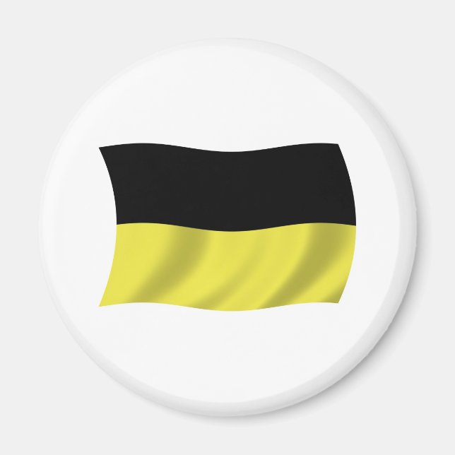 Íman Ímã da Bandeira dos Cassúbios (Frente)
