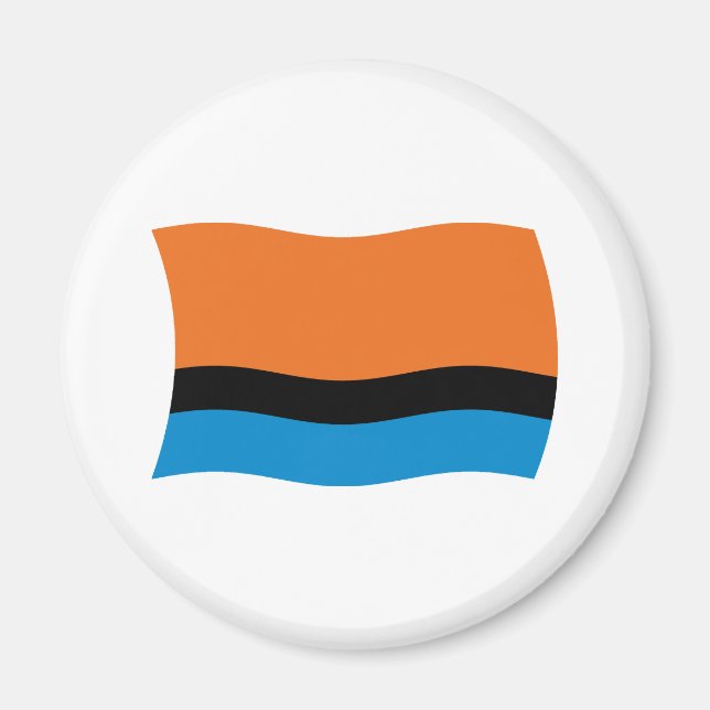 Íman Ímã da Bandeira dos Chagossianos (Frente)