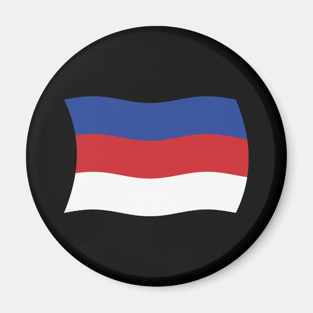 Íman Ímã da Bandeira dos Sorábios (Frente)