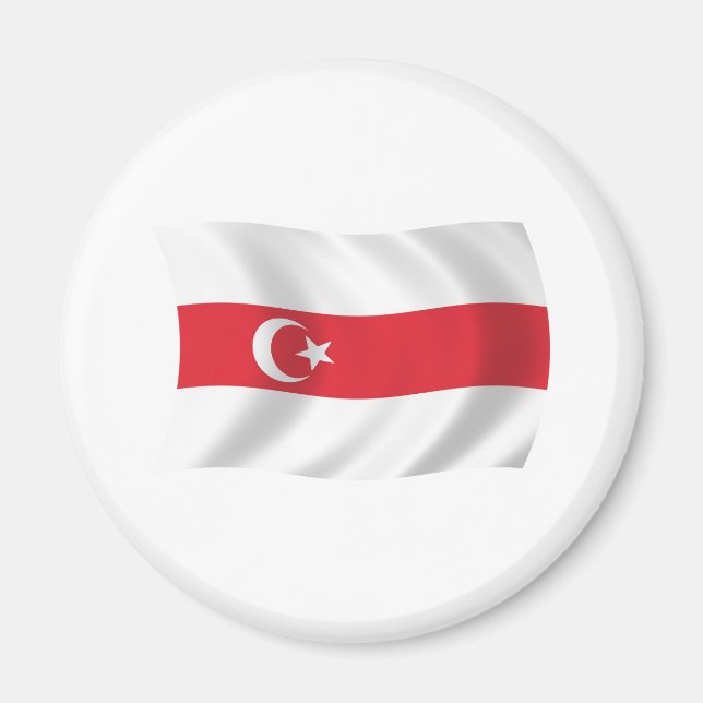 Íman Ímã da Bandeira dos Tártaros da Bielorrússia (Frente)