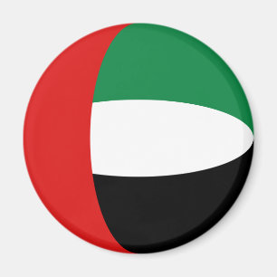 Íman Ímã da bandeira dos UAE Fisheye
