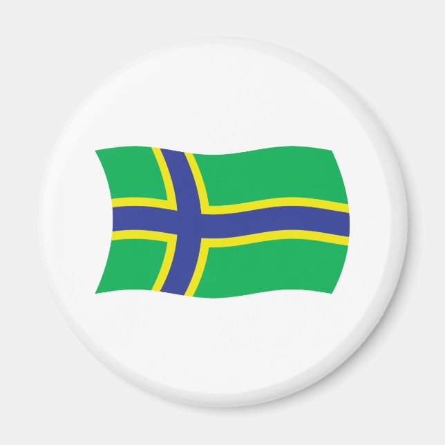 Íman Ímã da Bandeira dos Vepsianos (Frente)