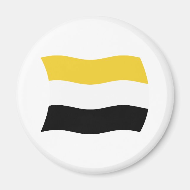 Íman Ímã da Bandeira Garifuna (Frente)