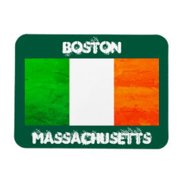 Íman Ímã da Bandeira Irlandesa de Boston – Souvenir de 