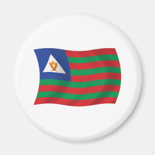 Íman Ímã da Bandeira Tribal Bubi