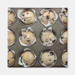 Íman Ímã da bandeja do muffin de blueberry