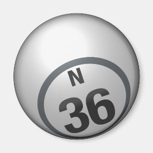 Íman Ímã da bola do bingo de N 36