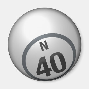Íman Ímã da bola do bingo de N 40