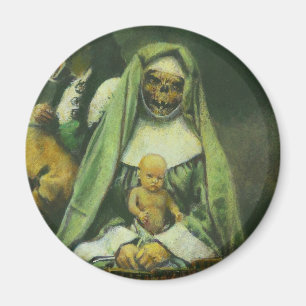 Íman Ímã da bruxa do zombi