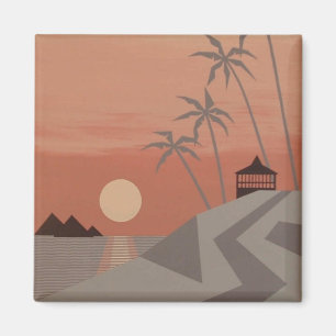 Íman Ímã da CABANA do POR DO SOL