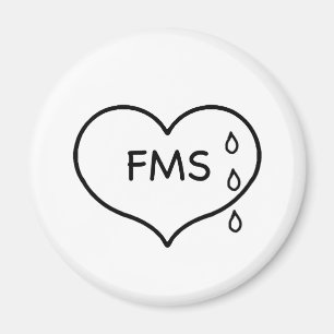 Íman Ímã da campanha do Humaneness da fibromialgia