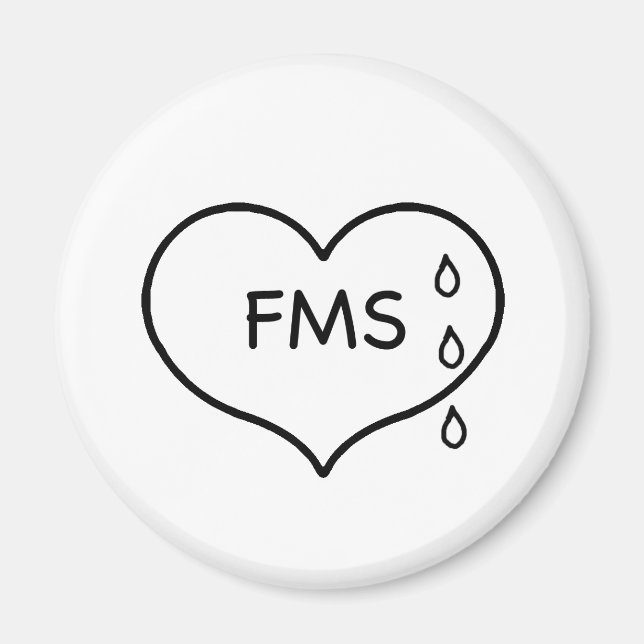 Íman Ímã da campanha do Humaneness da fibromialgia (Frente)