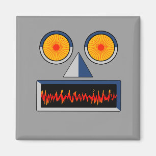 Íman Ímã da cara do robô