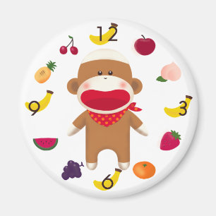 Íman Ímã da cesta de fruta do macaco da peúga