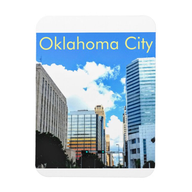 Íman imã da cidade de Oklahoma (Vertical)