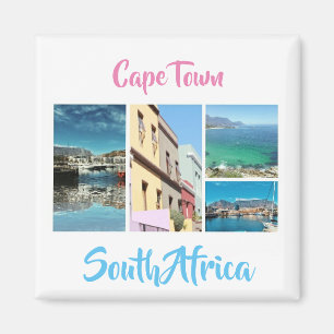 Íman Ímã da colagem da montanha da mesa de Cape Town