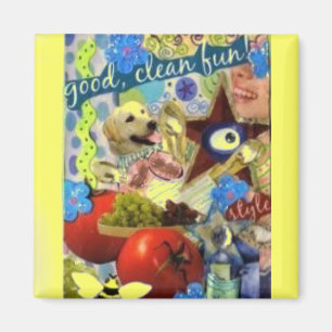 Íman ímã da colagem do divertimento