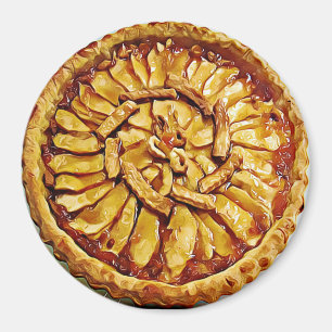 Íman Ímã da comida da torta de Apple
