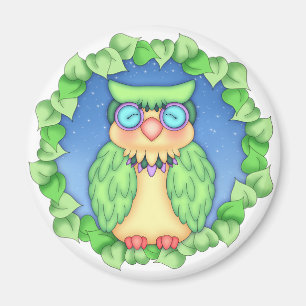 Íman Ímã da coruja de BaZooples "Oliver"