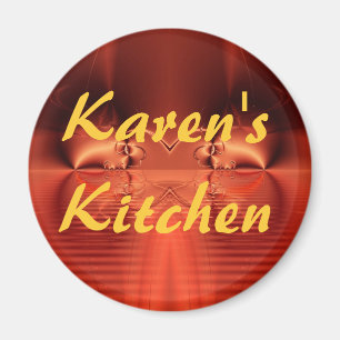 Íman Ímã da cozinha de Karen