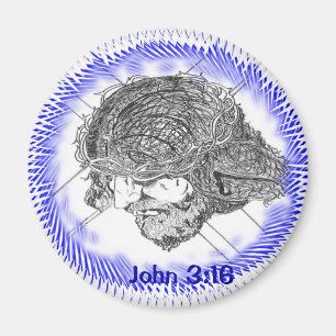 Íman Ímã da crucificação do 3:16 de John