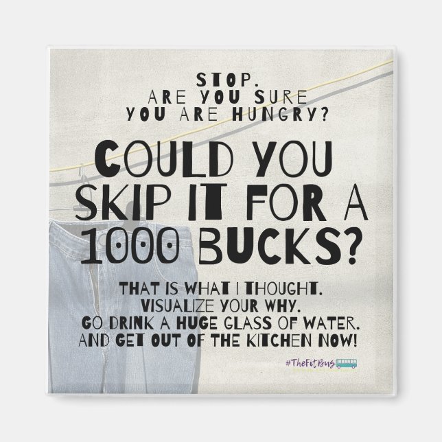 Íman Ímã da dieta da perda de peso do divertimento (Frente)