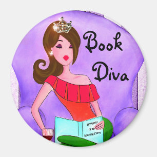 Íman Ímã da diva do livro