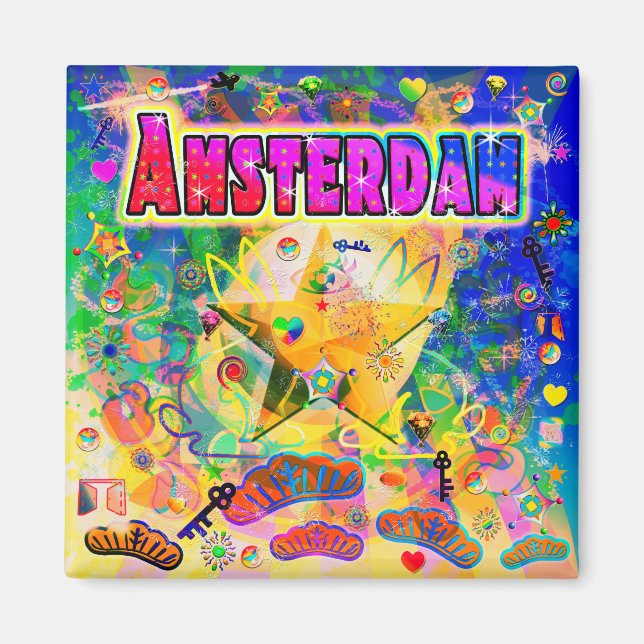 Íman Ímã da Era de Amsterdã (Frente)