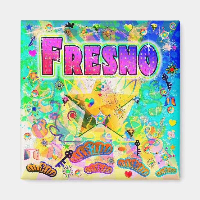 Íman Ímã da Era de Fresno (Frente)