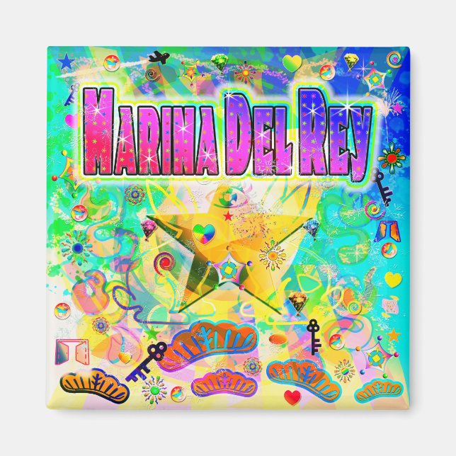 Íman Ímã da Era de Marina Del Rey (Frente)