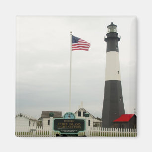 Íman Ímã da estação do farol da ilha de Tybee