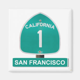 Íman Ímã da estrada 1 de San Francisco Califórnia