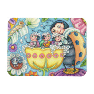 Íman ÍMÃ da FAMÍLIA do JOANINHA de Bubblebath do