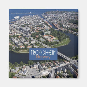 Íman Ímã da foto da lembrança do viagem de Trondheim