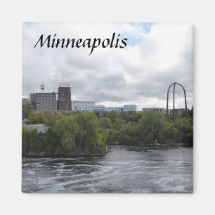 Íman Ímã da foto do rio Mississípi de Minneapolis