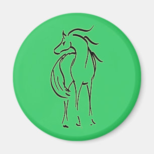 Íman Ímã da ilustração do cavalo