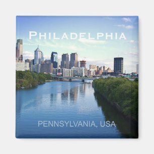 Íman Ímã da lembrança da foto de Philadelphfia