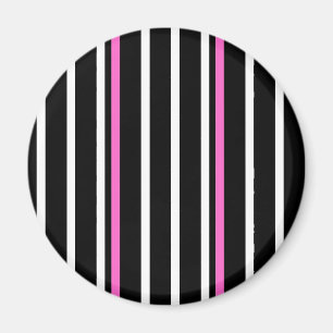 Íman Ímã da listra - preto/rosa