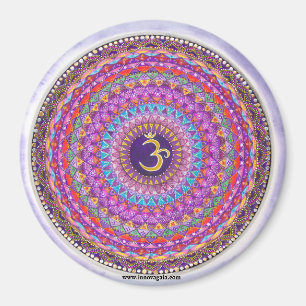 Íman Ímã da mandala de Chakra da coroa