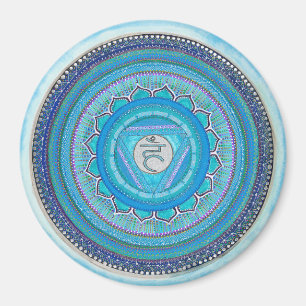 Íman Ímã da mandala de Chakra da garganta