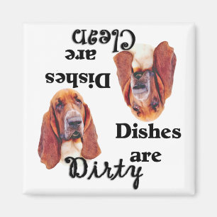 Íman Ímã da máquina de lavar louça de Basset Hound