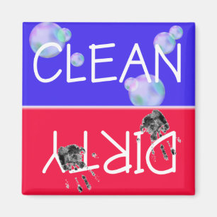 Íman Ímã da máquina de lavar louça de CLEAN-DIRTY