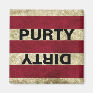 Íman Ímã da máquina de lavar louça de PURTY/DIRTY