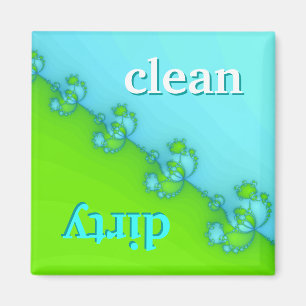 Íman Ímã da máquina de lavar louça - limpo ou sujo?