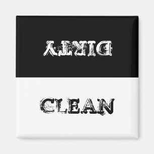 Íman Ímã da máquina de lavar louça limpo ou sujo?