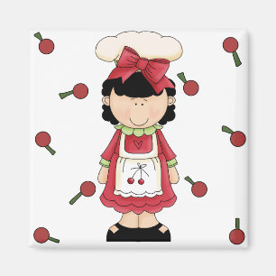 Íman Ímã da menina da cereja